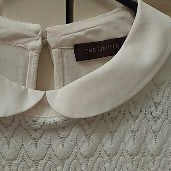 The Limited cream color sleeveless shirt - Picture 3 of 6